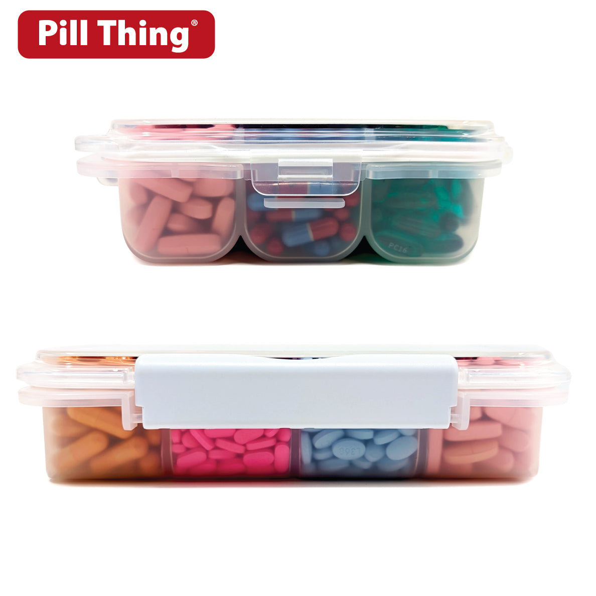 GMS Gasketed 7-Day 3-Times-a-Day Pill Organizer for Vitamins