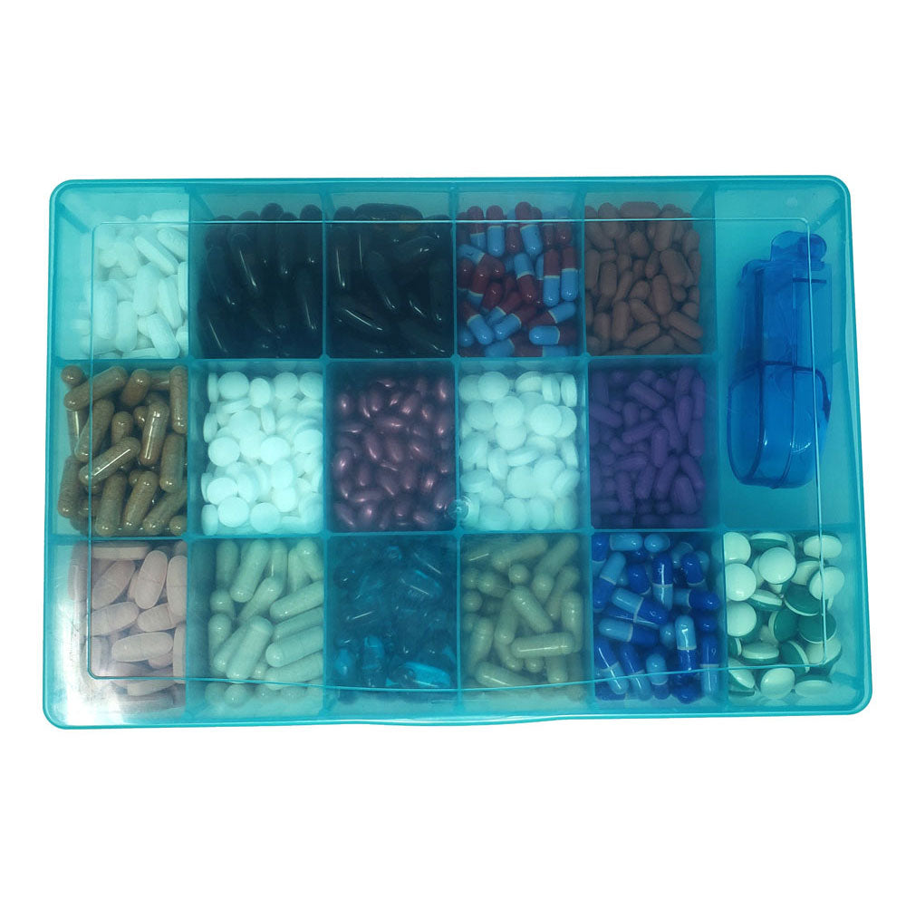 Pill/Supplement Organizer Tray with 20 Compartments – Pill Thing