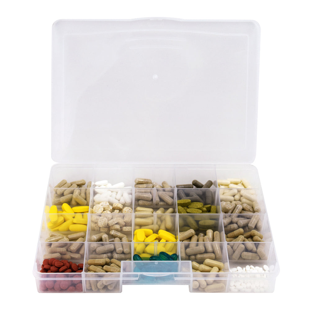Complete Monthly Medication & Pill Organizer Tray - Large – Pill Thing