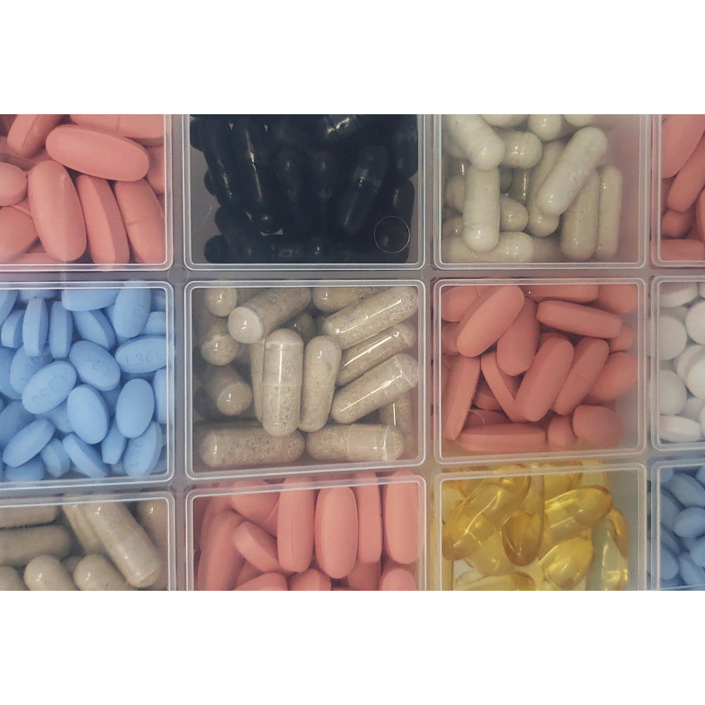 The Olympic 4X a Day Weekly Pill Case
