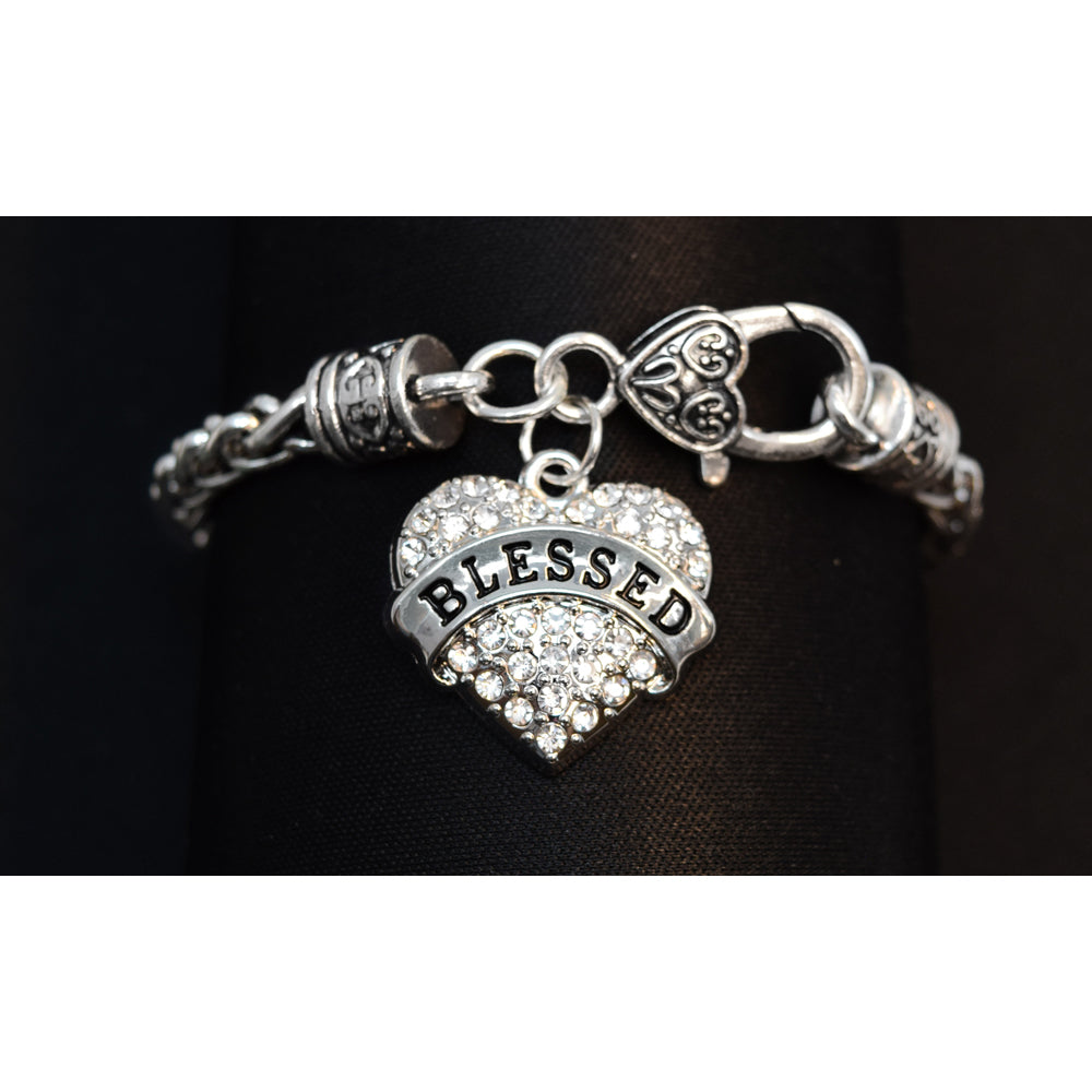 Blessed heart jewelry - Nice gift bracelet for support of sick friend!