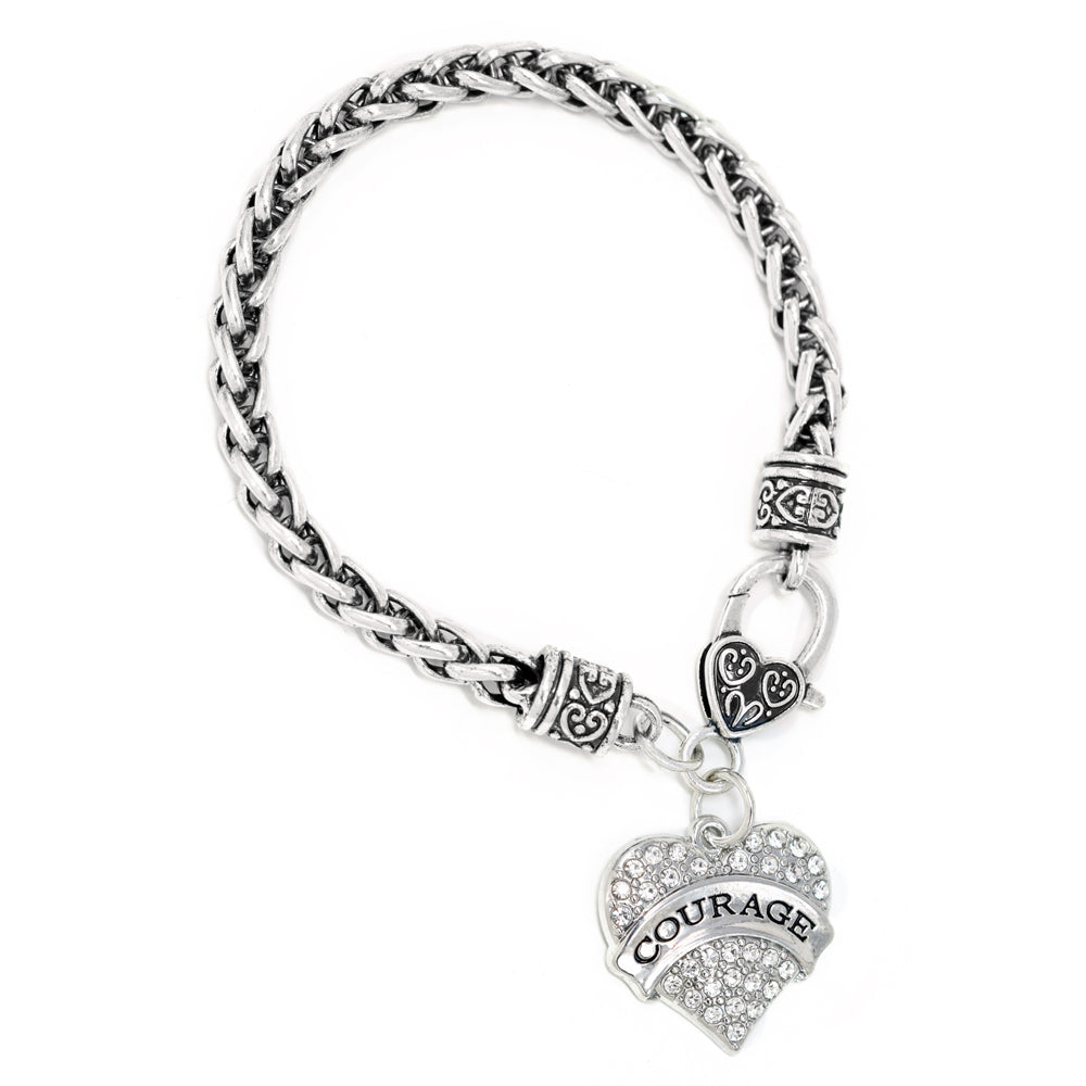 COURAGE Heart Bracelet