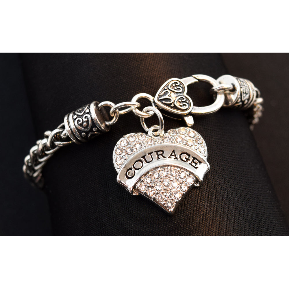 COURAGE Heart Bracelet