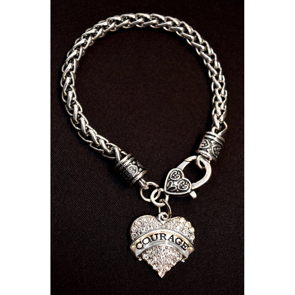 COURAGE Heart Bracelet