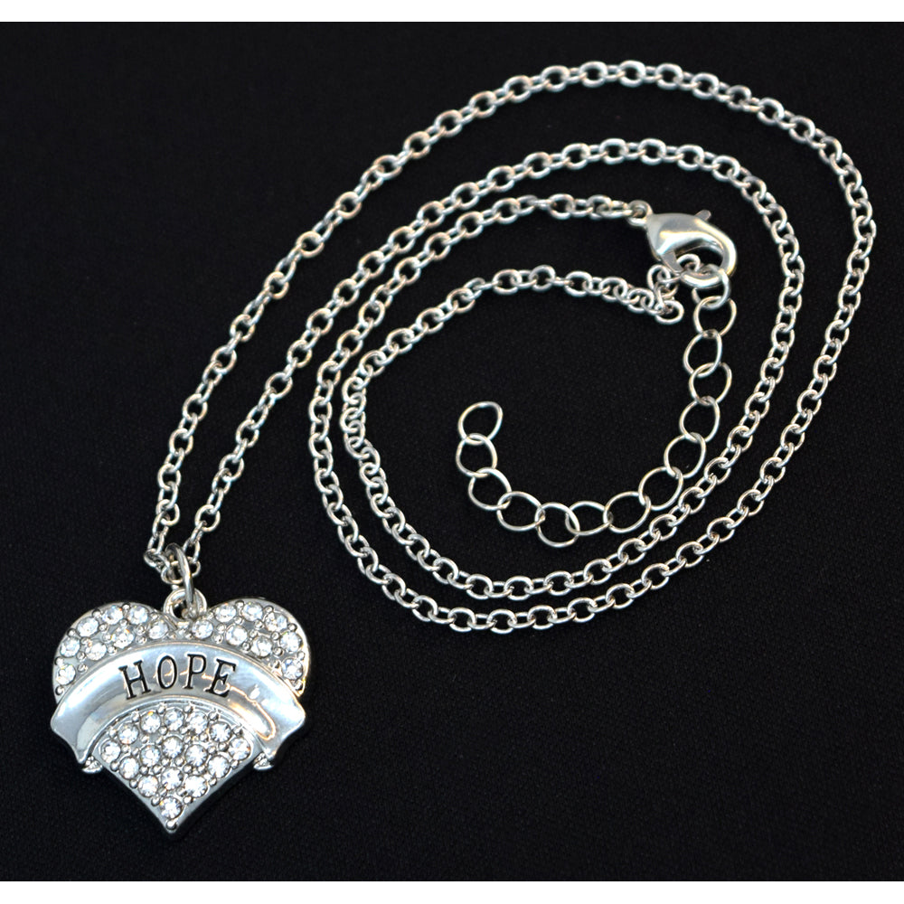 HOPE Heart Necklace