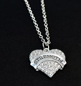STRENGTH Heart Necklace