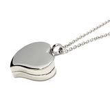 Beautiful Silver or Gold Heart Necklace that holds your pills secure while still being stylish! Great jewery gift for women!